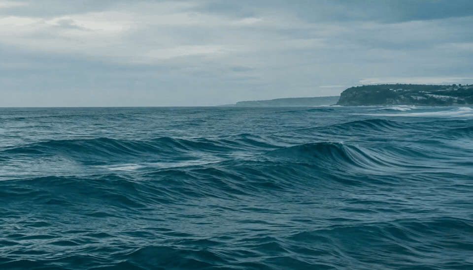 Rolling ocean water off Sydney's Northern Beaches