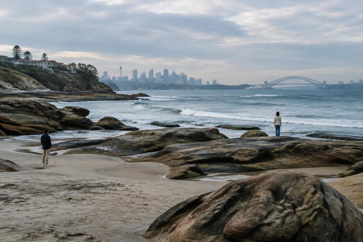Coastal scene accompanying the article